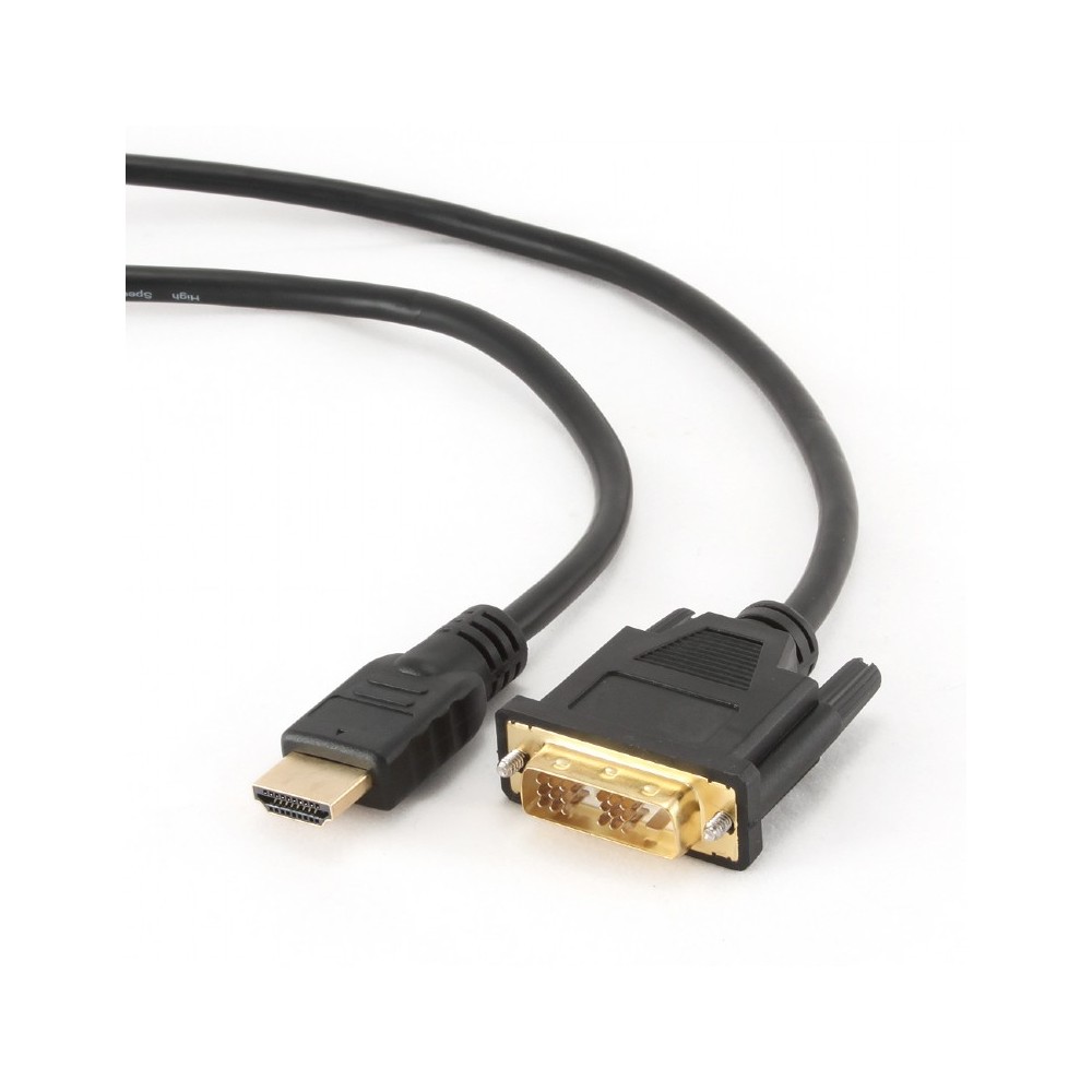 Gembird monitoriaus kabelis HDMI/DVI-DM (18+1) 1.8m Vaizdo laidai Gembird