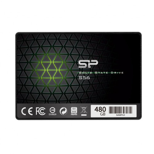 Silicon Power S56 480 GB, SSD  2,5", SSD sąsaja SATA, Rašymo greitis 530