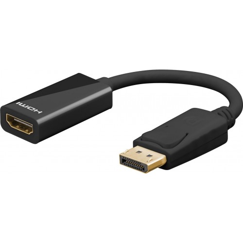 Goobay DisplayPort/HDMI adapterio laidas 67881 0,1 m Laidai, kabeliai ir įrankiai Goobay