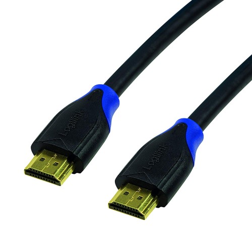 Logilink CH0061 HDMI Cable 2.0 masinis M/M 1,0 m juodas Vaizdo laidai Logilink