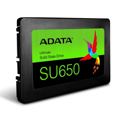ADATA Ultimate SU650 3D NAND SSD 960 GB, SSD form factor 2.5 , SSD interface SATA, Write speed 450 MB/s, Read speed 520 MB/s
