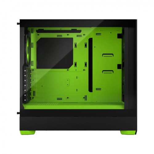 Fractal Design Pop Air RGB Green Core TG Clear Tint, ATX, mATX, Mini ITX, Power supply included No