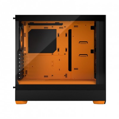 Fractal Design Pop Air RGB Orange Core TG Clear Tint, ATX, mATX, Mini ITX, Power supply included No