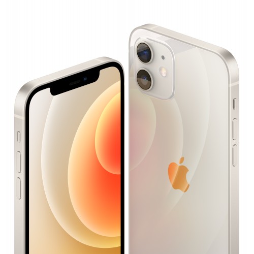 Apple iPhone 12 White, 6.1 ", XDR OLED, 2532 x 1170 pixels, Apple, A14 Bionic, Internal RAM 4 GB, 128 GB, Single SIM, Nano-SIM a