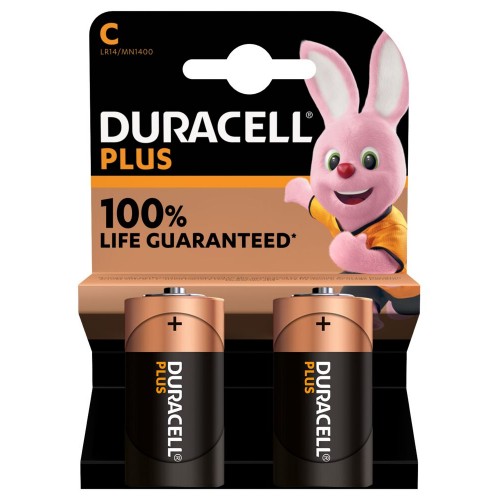 Duracell Plus MN1400 C, šarminis, 2 vnt. Baterijos Duracell
