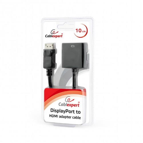 Cablexpert DisplayPort į HDMI adapterio laidas, juodas Laidai, kabeliai ir įrankiai Cablexpert