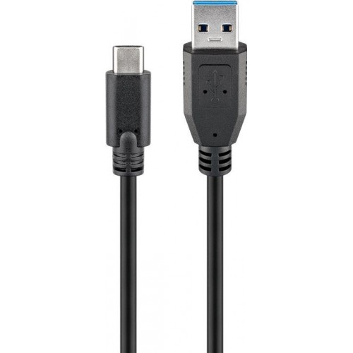 Goobay 71221 USB-C į USB A 3.0 laidas, juodas, 2 m Pakrovėjai Goobay