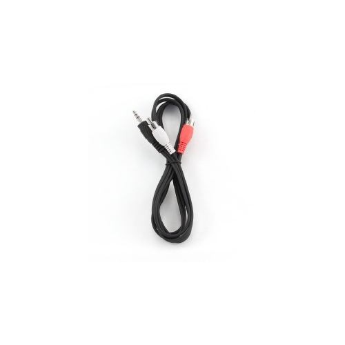 Cablexpert 1,5 m, 3,5 mm / 2xRCA, M/M 1,5 m, juoda, raudona, balta Laidai, kabeliai ir įrankiai