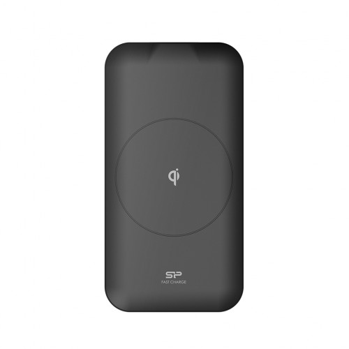 Silicon Power Wireless Phone Charger Io QI210 Black Išorinės baterijos Silicon Power