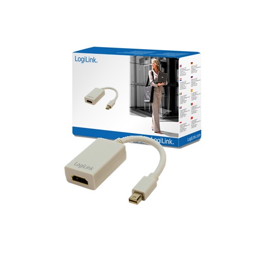 Logilink Adapter Mini DisplayPort“ prie HDMI su garsu: HDMI A, „Mini DisplayPort“. Adapteriai