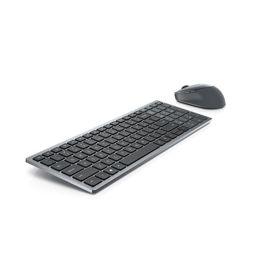 Dell klaviatūra ir pelė KM7120W belaidė, 2,4 GHz, „Bluetooth 5.0“, klaviatūros išdėstymas rusų