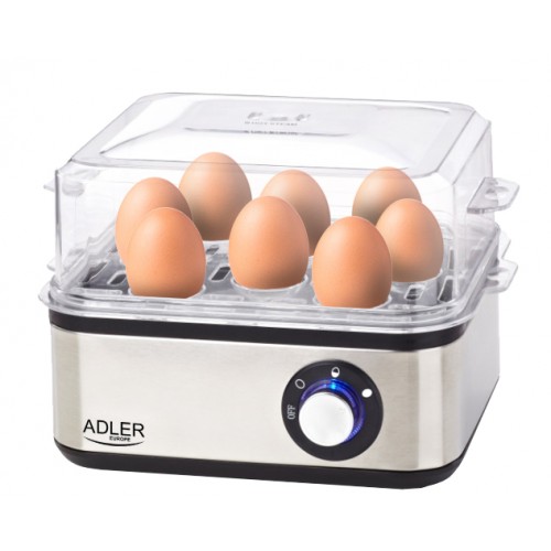 Adler Kiaušinių viryklė  AD 4486 Nerūdijantis plienas, 800 W Kitos virtuvės technikos prekės Adler