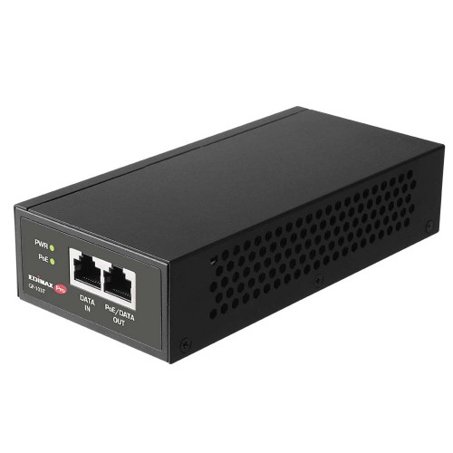 Edimax IEEE 802.3bt Gigabit 90W PoE++ Injector GP-103IT Ethernet LAN (RJ-45) ports 1 x RJ-45 10/100/1000Base-T input ports, 1 x 