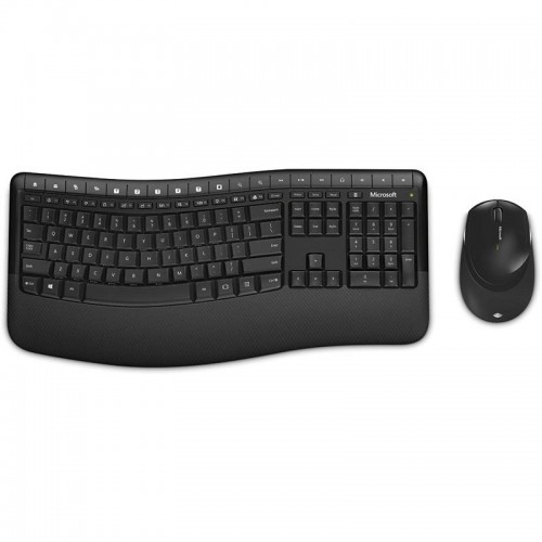 Microsoft Desktop 5050 Keyboard and Mouse Set, Wireless, Mouse included, RU, Numeric keypad, 829 g, Wireless connection, Wireles