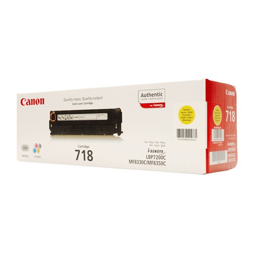 Canon 718 Y Toner Cartridge, Yellow