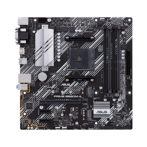 Asus PRIME B550M-A (WI-FI) 4 atminties lizdai, procesorių šeima AMD, Micro ATX, DDR4