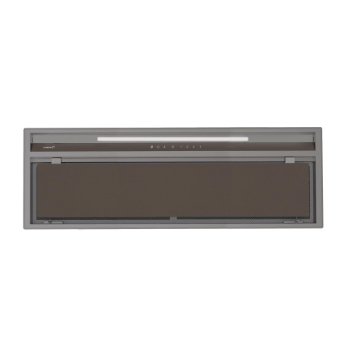 CATA Hood GCX 83 SD Canopy, Energy efficiency class A, Width 83 cm, 750 m /h, Touch Control, LED, Stainless steel/Gray glass