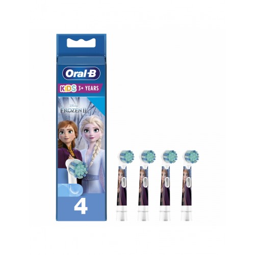 Oral-B Frozen II EB-10 4K“ galvutės, skirtos vaikams, pridedamų šepetėlių galvučių skaičius 4