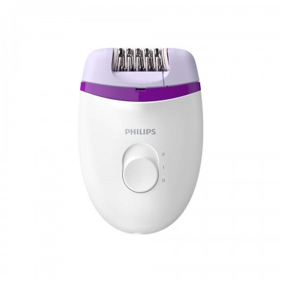 Philips Corded Compact Epilator BRP505/00 Satinelle Essential Number of power levels 2, White/Purple