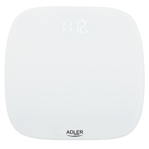 Adler Bathroom scale AD 8176 Maximum weight (capacity) 180 kg, Accuracy 100 g, White