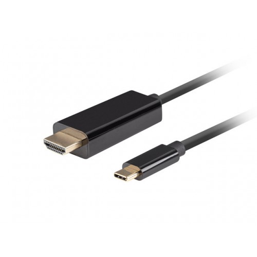 Lanberg USB-C to HDMI Cable, 1 m 4K/60Hz, Black