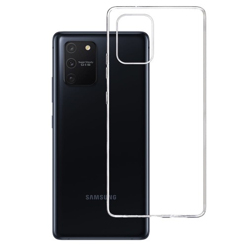 3MK skaidrus dėklas, skirtas Samsung Galaxy S10 Lite TPU, skaidrus Aksesuarai 3MK