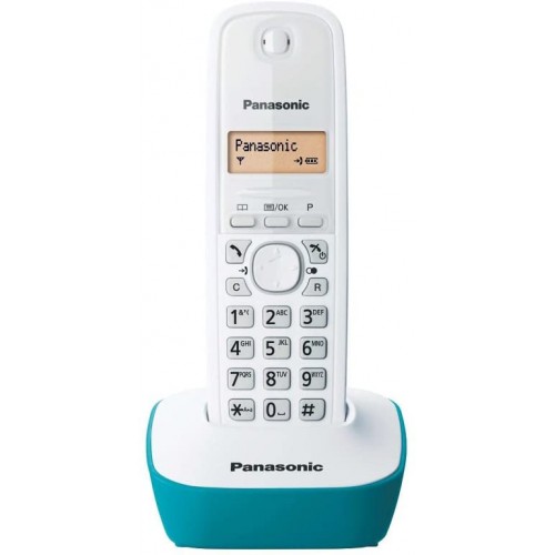 Panasonic belaidis telefonas KX-TG1611FXC baltas, skambintojo ID, belaidis ryšys Stacionarūs