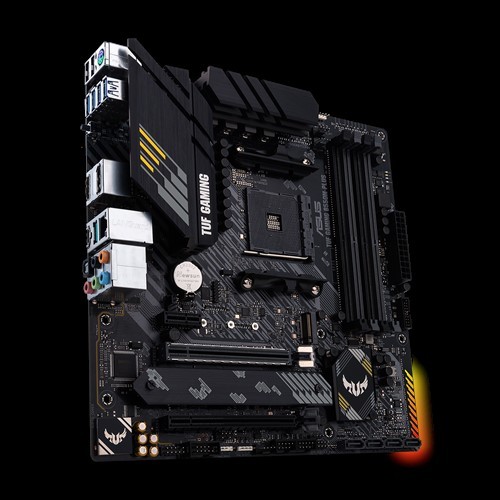 Asus TUF Gaming B550M-Plus 4 atminties lizdai, procesorių šeima AMD, Micro ATX, DDR4