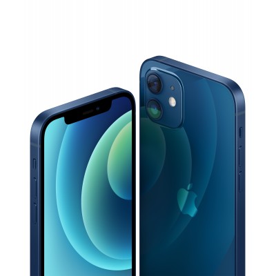 Apple iPhone 12 Blue, 6.1 ", XDR OLED, 2532 x 1170 pixels, Apple, A14 Bionic, Internal RAM 4 GB, 64 GB, Single SIM, Nano-SIM and