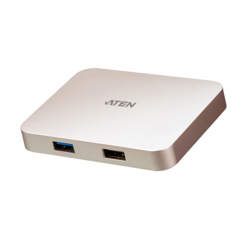 Aten USB-C 4K Ultra Mini Dock su Power Pass-through USB 3.0 (3.1 Gen 1) prievadų kiekis 1, USB
