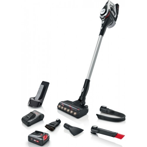 Bosch Vacuum cleaner BCS8224WA Unlimited Gen2 Cordless operating, Handstick, 18 V, Operating time (max) 65 min, Silver, Warranty