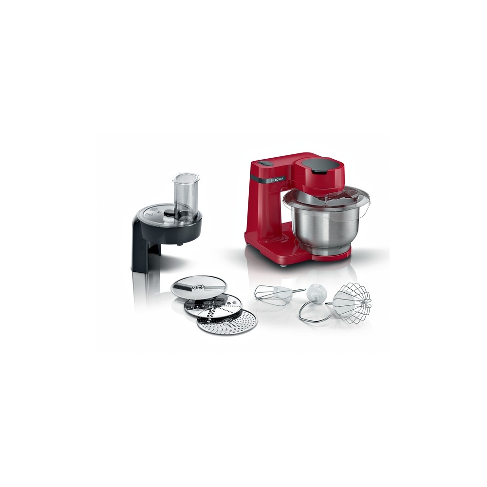 Bosch Kitchen Machine MUMS2ER01 700 W, Number of speeds 4, Bowl capacity 3.8 L, Red