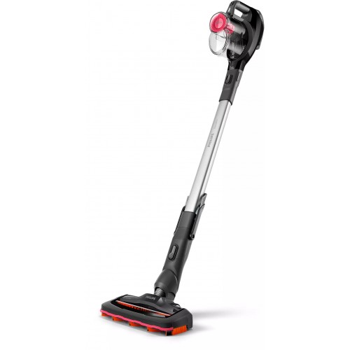 Philips Vacuum cleaner FC6722/01 Cordless operating, Handstick, 18 V, Operating time (max) 30 min, Deep Black, Warranty 24 month