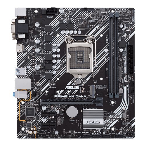 Asus PRIME H410M-A 2 atminties lizdai, procesorių šeima Intel, Micro ATX, DDR4, procesoriaus