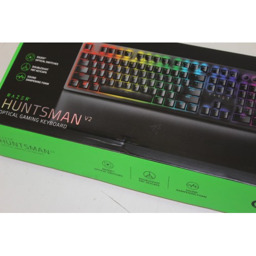 SALE OUT. Razer Huntsman V2 Optical Gaming Keyboard, Red Switch, Nordic Layout, Wired, Black Razer Huntsman V2 Optical Gaming Ke