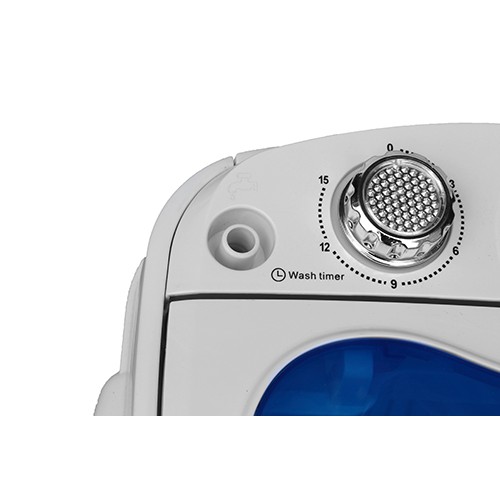 Adler Washing machine AD 8051 , Top loading, Washing capacity 3 kg, Unspecified RPM, Depth 37 cm, Width 38 cm, White/Blue