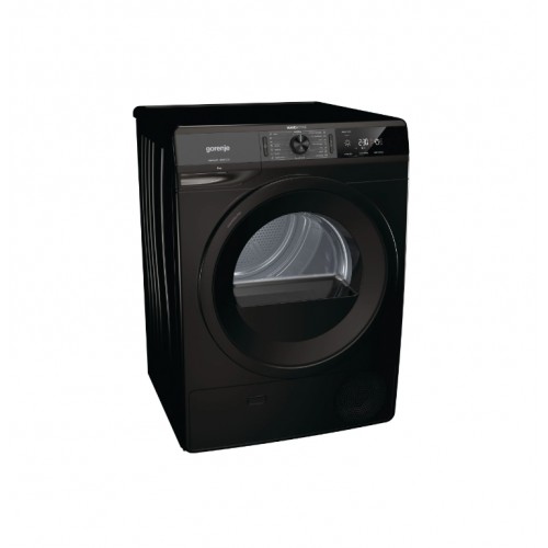 Gorenje Dryer Machine DE82ILB/G Energy efficiency class A++, Front loading, 8 kg, Heat pump, LED, Depth 62.5 cm, Black
