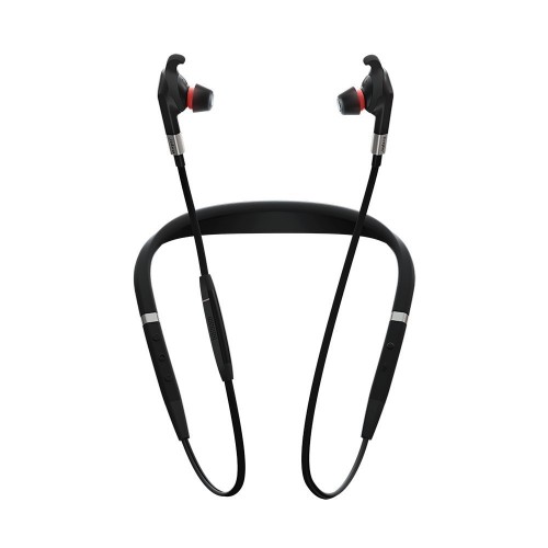 Jabra Earbuds EVOLVE 75e Black, Bluetooth in-ear stereo earbuds, Bluetooth, Microphone mute, Noise-canceling