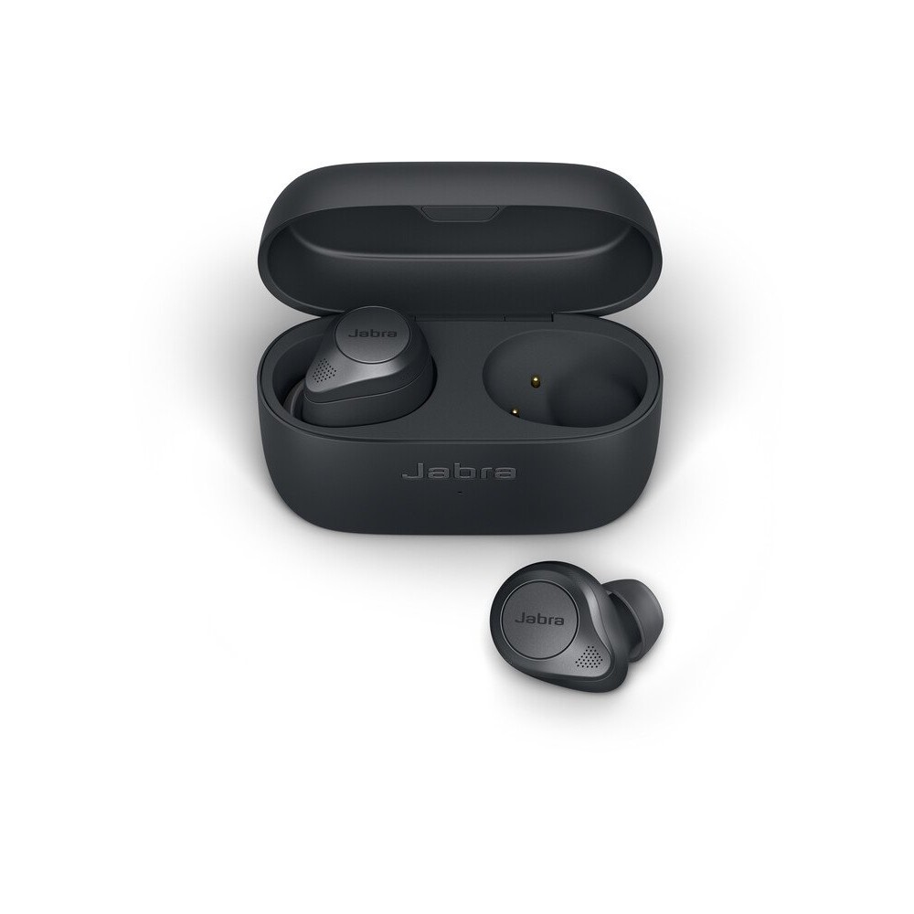 Jabra Elite 85t Earbuds, Built-in microphone, Noise-canceling, Grey, Bluetooth, In-ear, ANC