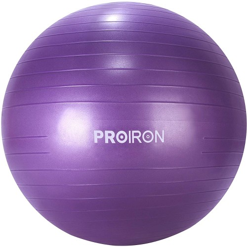 PROIRON treniruočių kamuolio balansinis kamuolys, skersmuo: 55 cm, storis: 2 mm, violetinis