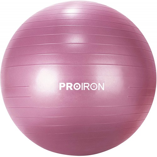 PROIRON treniruočių kamuolio balansinis kamuolys, skersmuo: 75 cm, storis: 2 mm, raudonas, PVC