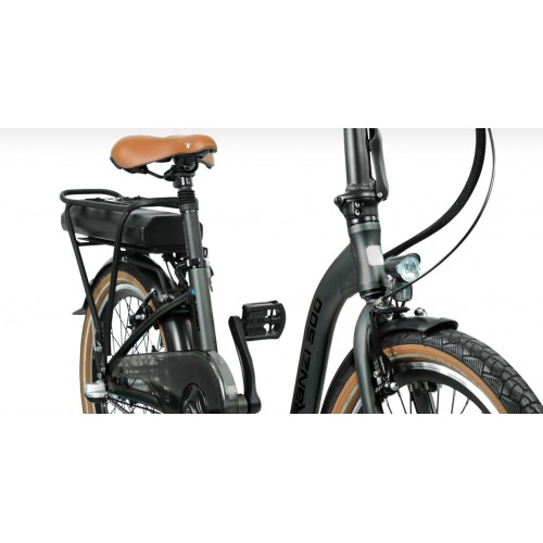 Blaupunkt Sulankstomas E-dviratis FRANZI 500, Variklio galia 250 W, Rato dydis 20 colių, 22,5