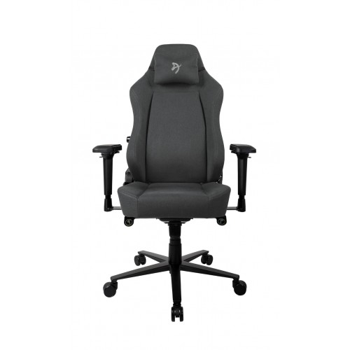 Arozzi žaidimų kėdės Primo audinys juodas/pilkas/pilkas logotipas Žaidimų įranga Arozzi