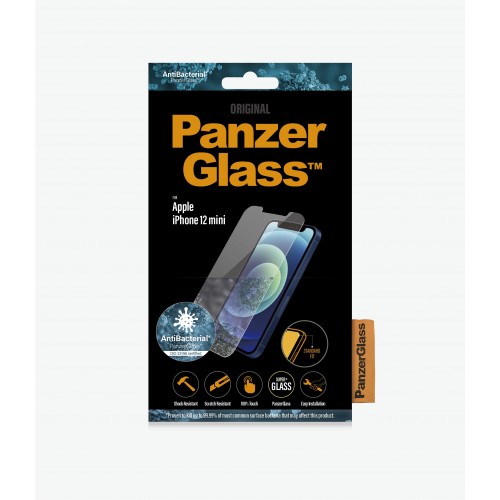 PanzerGlass Apple, iPhone 12 Mini, stiklas, skaidrus, skaidrus ekrano apsauginis sluoksnis