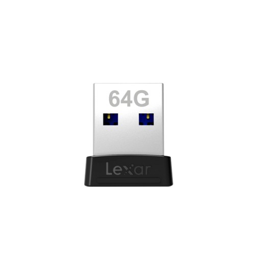 Lexar atmintinė „JumpDrive S47“ 64 GB, USB 3.1, juoda, 250 MB/s Išoriniai kietieji diskai Lexar
