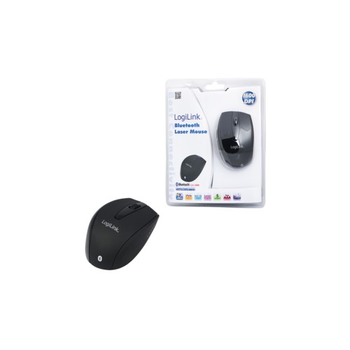 Logilink Maus Laser Bluetooth mit 5 Tasten belaidė, juoda, Bluetooth lazerinė pelė