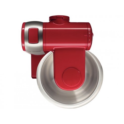 Bosch MUM48R1 Raudona, Nerūdijantis plienas, 600 W, Greičių skaičius 4, 3,9 L Virtuviniai