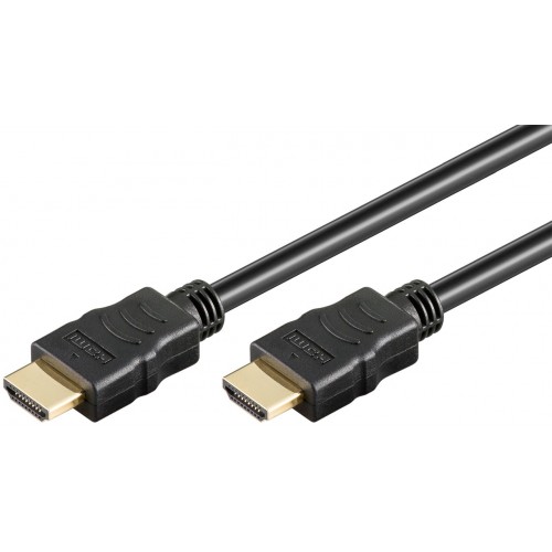 Goobay High Speed HDMI Cable with Ethernet 61163 Black, HDMI to HDMI, 10 m