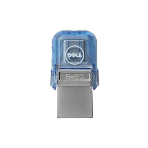 Dell USB A/C Combo Flash Drive 128 GB, USB Type-A/USB Type-C, mėlyna Išoriniai kietieji diskai