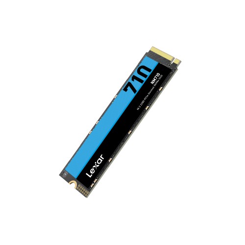 Lexar M.2 NVMe SSD NM710 500 GB, SSD form factor M.2 2280, SSD interface PCIe Gen4x4, Write speed 2600 MB/s, Read speed 5000 MB/